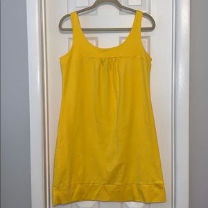 New York and Company sleeveless yellow dress